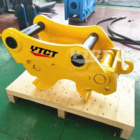 mini excavater mechanical quick hitch